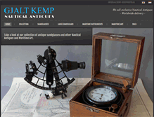 Tablet Screenshot of gjaltkemp-scheepsantiek.nl
